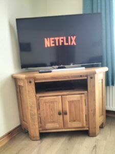 Netflix television at The Ferns